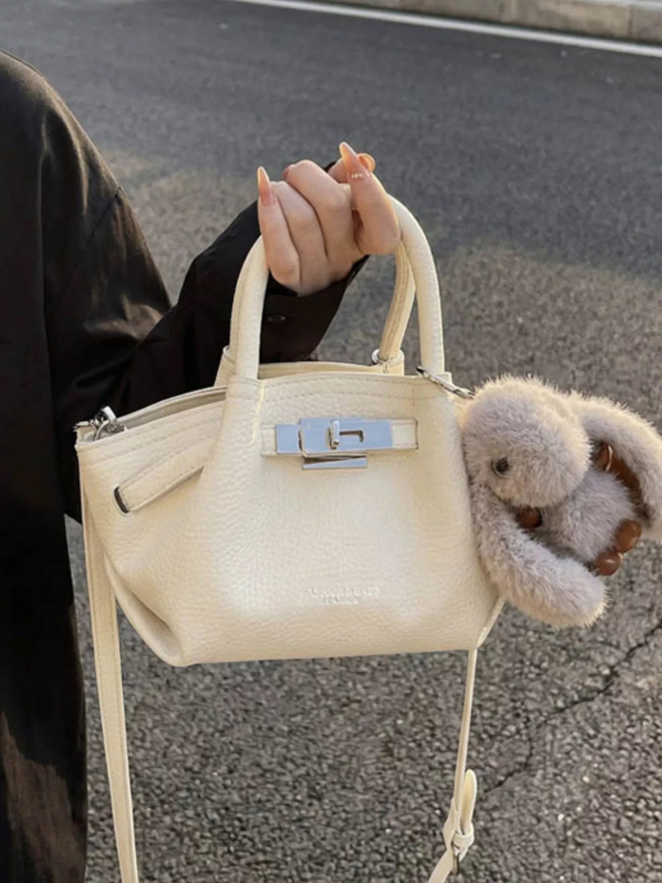Top Handle Leather Crossbody Bag Stylish Handbag