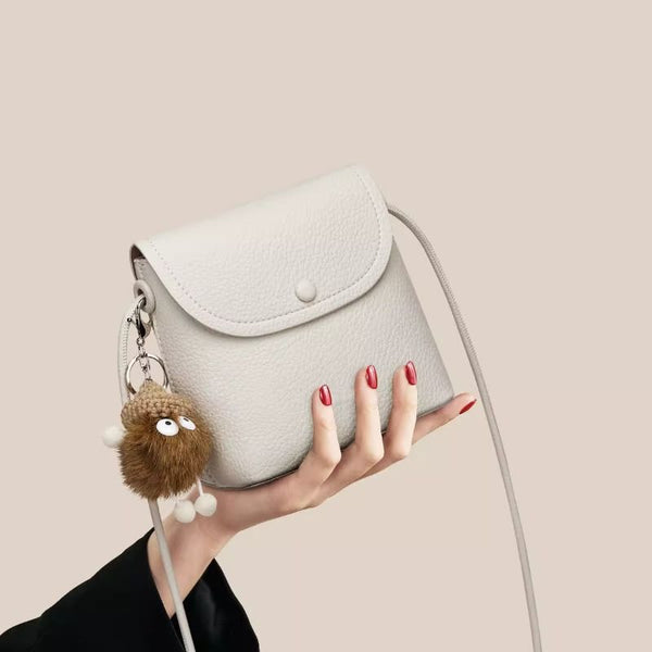 Leather Flap Crossbody Bag Stylish Everyday Handbag