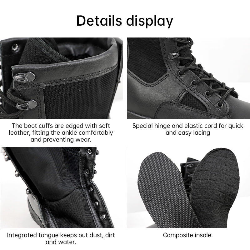 Men's Thermal Leather Tactical Boots