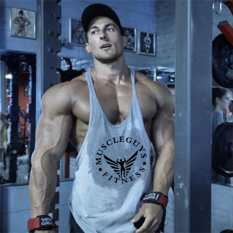 Men's Muscle Gym Tank Sleeveless Sportswear