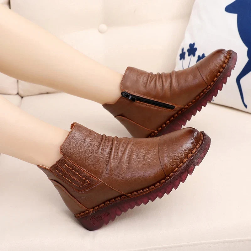 Stay Warm and Stylish Winter Women's Ankle Boots