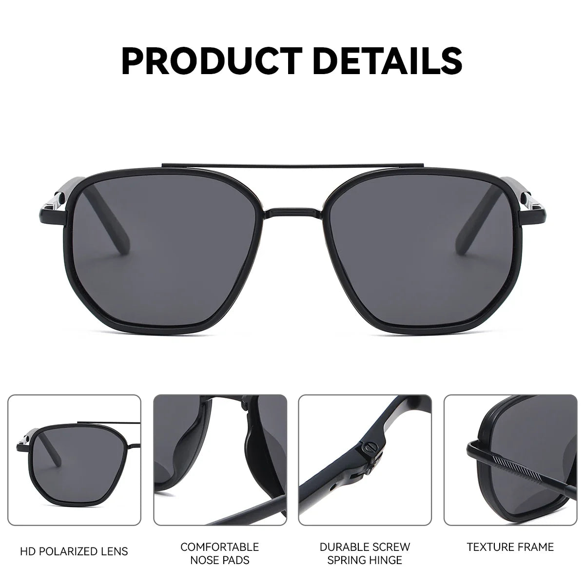 Polygon Polarized Sunglasses UV400 TAC Lens