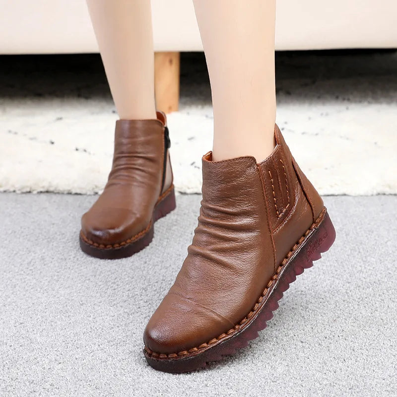 Stay Warm and Stylish Winter Women's Ankle Boots
