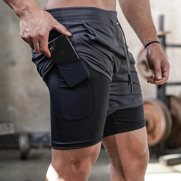 Men's Quick Dry Camo Running Shorts Athletic