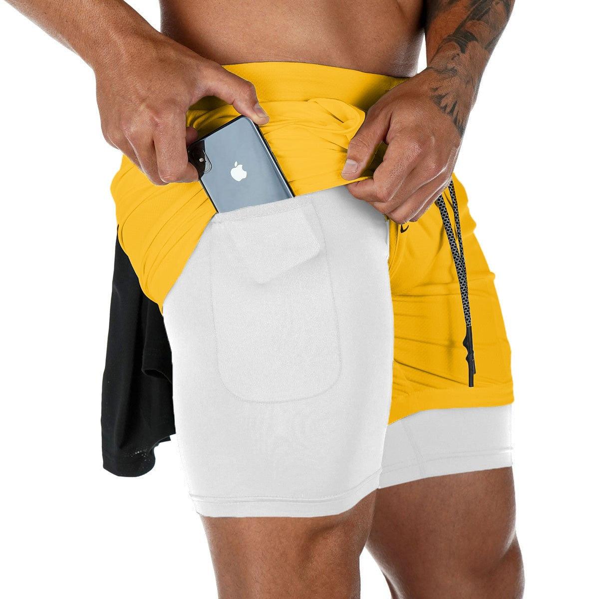 Men's Quick Dry Camo Running Shorts Athletic