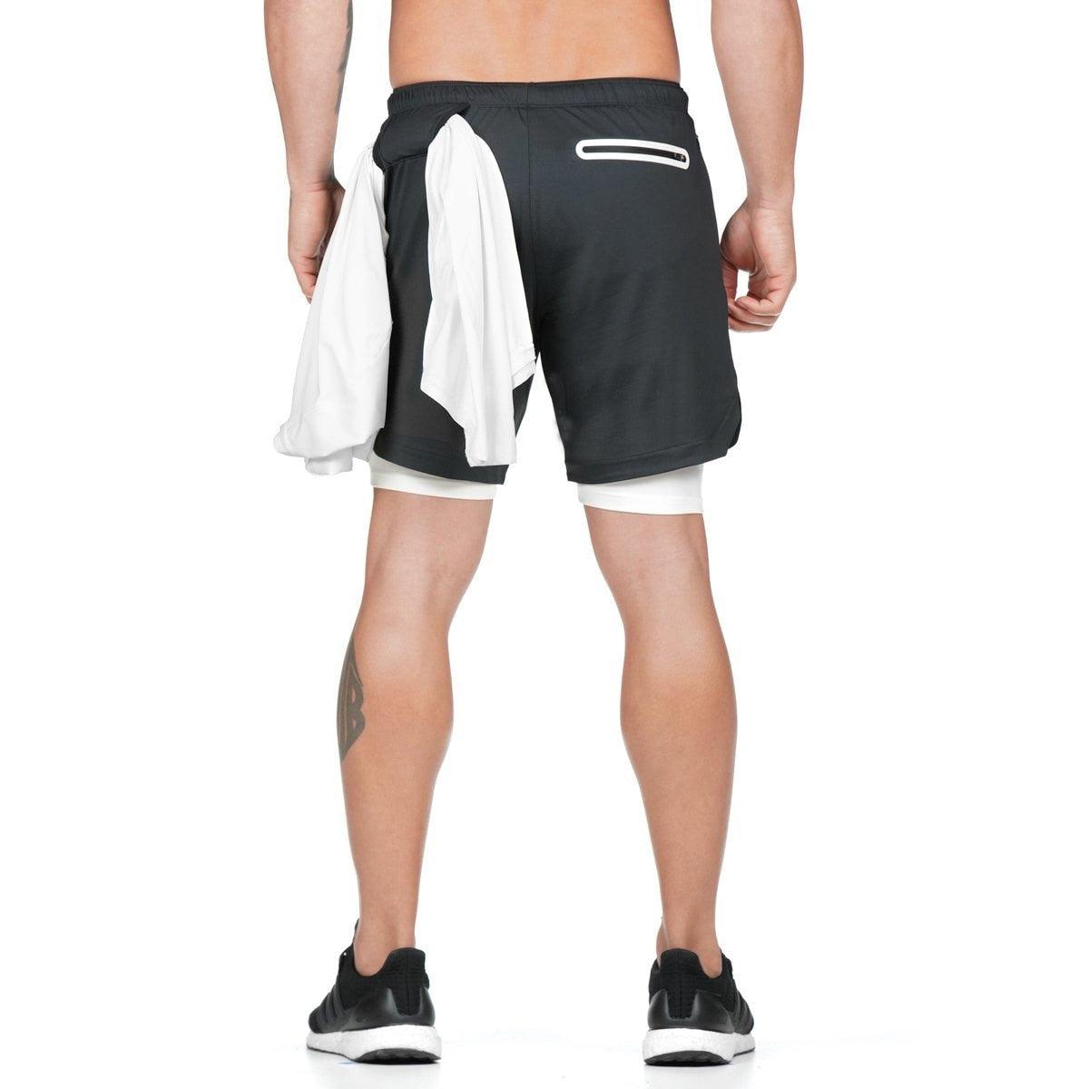 Men's Quick Dry Camo Running Shorts Athletic