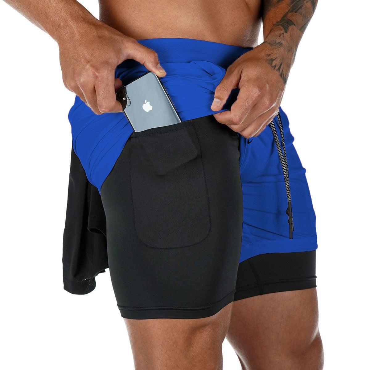 Men's Quick Dry Camo Running Shorts Athletic