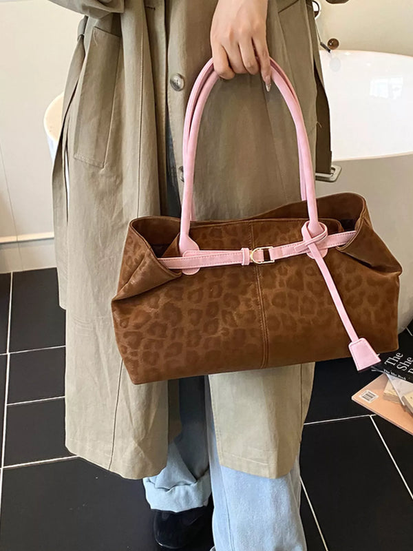 Leopard Print Handbag Stylish Women's Fashion Shoulder Bag