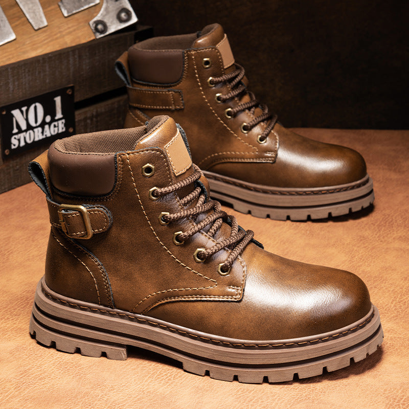 Men's Retro High Top Martin Workwear Boots
