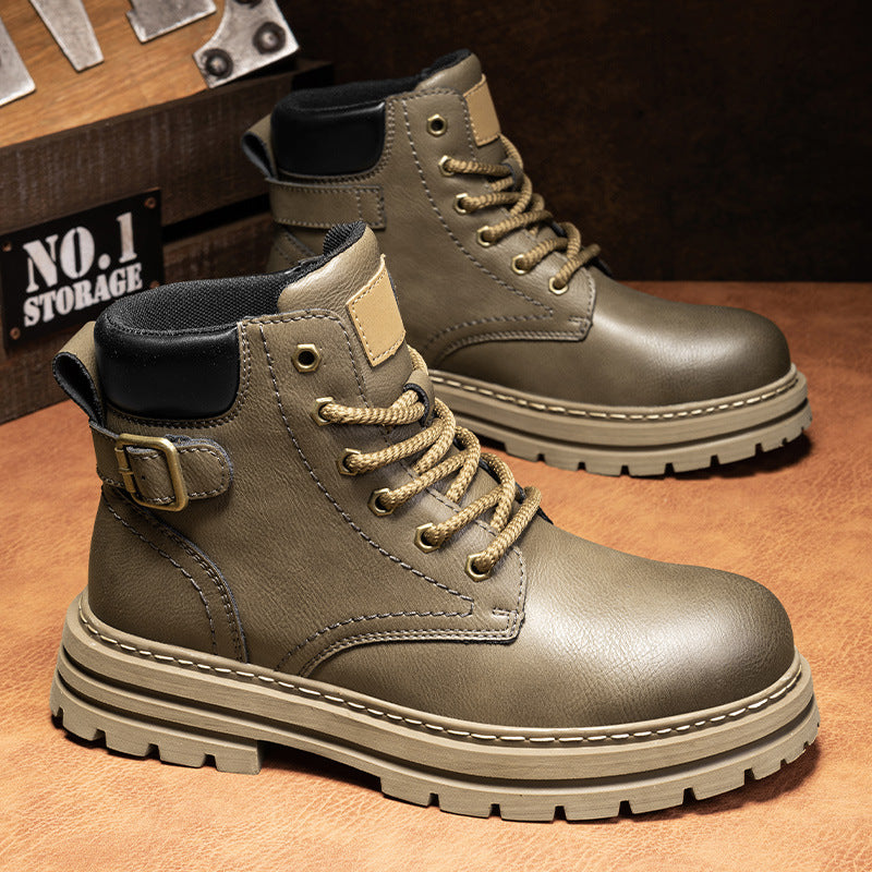 Men's Retro High Top Martin Workwear Boots
