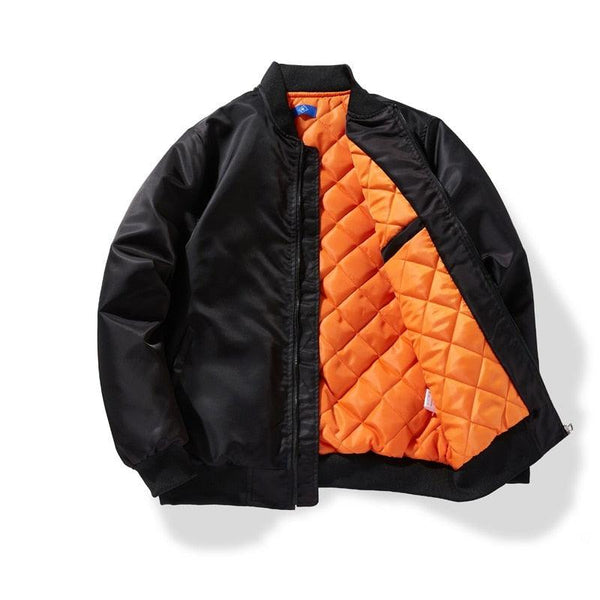 Men's Slim Fit Padded Jacket Warm Outerwear