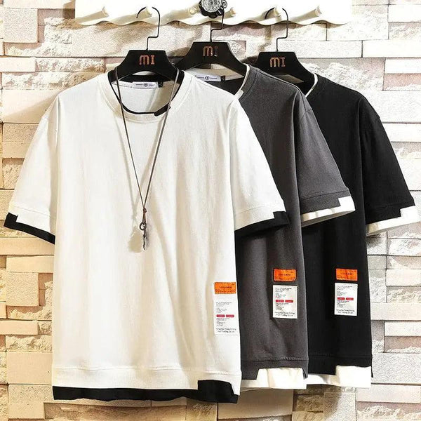 Men's Summer Loose Streetwear Short Sleeve T-Shirt