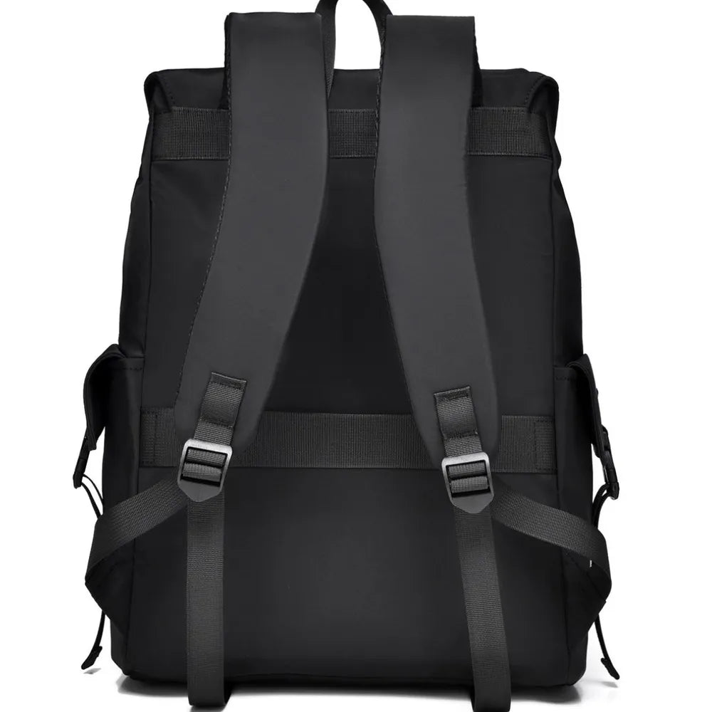 PU Leather Multi Pocket Adjustable Strap Backpack