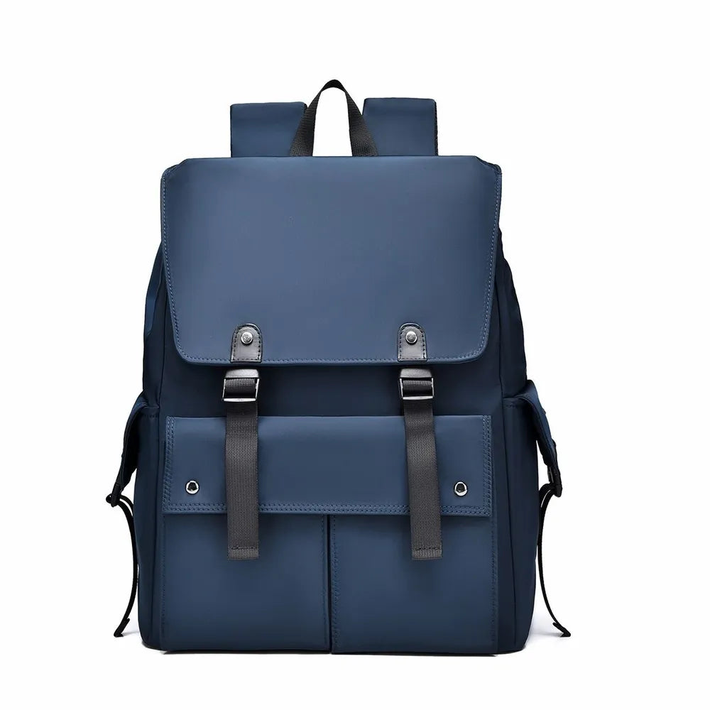 PU Leather Multi Pocket Adjustable Strap Backpack
