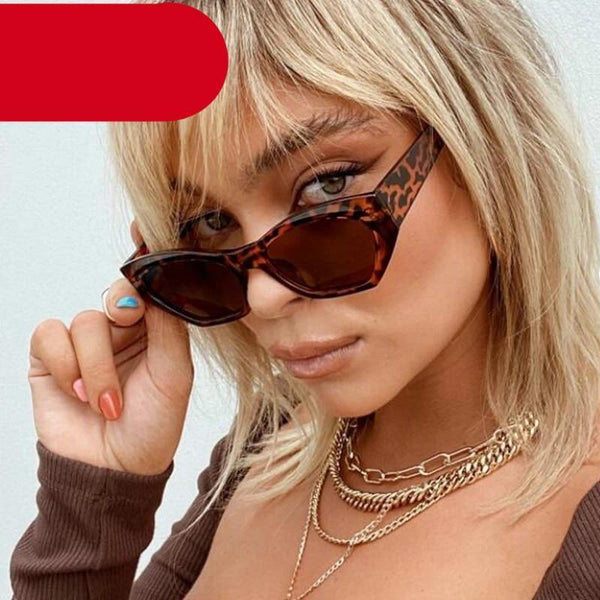 Vintage Irregular Square Sunglasses Fashion Eyewear Women Men